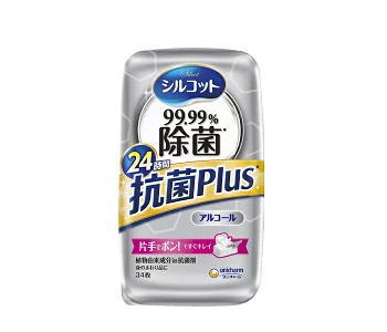 身のまわりを99.99％除菌*して24時間抗菌効果■が続きます。 ■ 拭いた場所を抗菌。すべての菌を抗菌するわけではありません。 厚手メッシュシート」を採用 [対物専用] ・アルコールタイプ ・植物由来の成分であるカプリル酸グリセリル、ウンデシレン酸グリセリル、リシノレイン酸グリセリルの3種を使用しているので、食卓などでも安心してご使用いただけます。