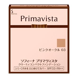 花王 ソフィーナ プリマヴィスタ クリーミィコンパクトファンデーション ピンクオークル03×1個 プリマビスタ sofina primavista