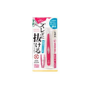 グリーンベル 驚きの毛抜き 先斜めタイプ(ローズ) グリーンベル 驚きの毛抜き 先斜めタイプ(ローズ)