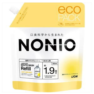 ライオン ノニオ マウスウォッシュ ノンアルコール ライトハーブミント つめかえ用 950ml