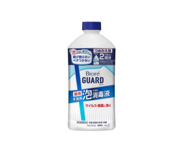 泡で出て液状に！飛び散らない・ベタつかない、泡で出る消毒液。手からこぼれにくく、指先からすみずみまで塗り広げやすい。使用後はベタつかず、すぐ次の作業にうつれる。ウイルス・細菌に効く。 【成分】 有効成分：ベンザルコニウム塩化物　0.05w/v％ 添加物：エタノール、グリセリン、ポリオキシエチレンラウリルエーテル、乳酸Na 【注意事項】 ＜使用上の注意＞ 使用に際しては、この容器の注意書きをよくお読みください。 ●手指の消毒以外の用途には使わないこと。 ●衣服・フローリングの床・樹脂の素材などが変色、損傷することがあるので、タオル等を敷いて使い、液がつかないように注意する。ついた場合はすぐにふきとること。 ●ネイルエナメルが白くなったり、はがれたりする場合もある。 ●飲まないこと。 ●飲み込んだ時は、口をすすいで水を飲む等の処置をする。 ●気分が悪くなった時は、使用を中止する。 ●異常が残る場合は、医師に相談する。 ○目に見える汚れがあるときや、ハンドクリームなどをつけているときは、ハンドソープで適用箇所を洗い、水分を取り除いてから使用してください。＜してはいけないこと＞ ＜保管および取扱い上の注意＞ （1）直射日光の当たらない涼しい所に保管すること。 （2）小児の手の届かない所に保管すること。 （3）他の容器に入れ替えないこと。（誤用の原因になったり品質が変わる。） ○認知症の方などの誤飲等を防ぐため、置き場所に注意する。 ○取り扱う場合、換気を十分に行うこと。 ○火気に近づけないこと。 ○初期火災の場合、大量の水又はアルコール用消火器で消火すること。 ●メーカー：花王　〒103-8210　東京都中央区日本橋茅場町 1-14-10　03-3660-7111●区分：指定医薬部外品●原産国：日本●広告文責：(株)キリン堂　078-413-3314　薬剤師：太田涼子