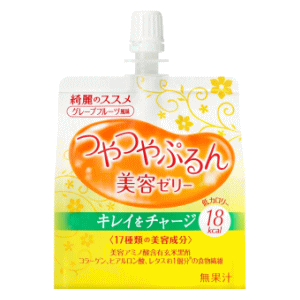 【6個セット】資生堂綺麗のススメ つやつやぷるんゼリー グレープフルーツ風味 150g