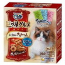 ユニ・チャームペット 銀のスプーン 三ツ星グルメ お魚味クリーム まぐろ味レシピ3種のアソート 180g