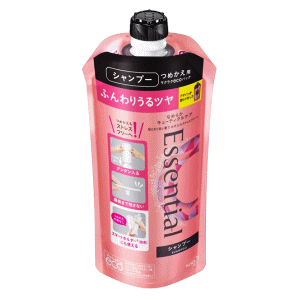 花王 エッセンシャル ふんわりうるツヤシャンプーつめかえ用 340ml