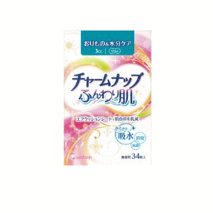 ユニ・チャーム チャームナップ ふんわり肌 パンティライナー 3cc 34枚 17.5cm【軽い尿モレの方】