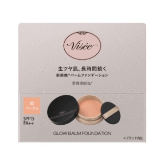 KOSE(コーセー) Visee (ヴィセ) グロウバーム ファンデーションYNFB002-VS バームファンデ ＃002 15g×1個 ファンデーション