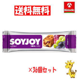 【送料無料 36個セット】 大塚製薬 ソイジョイ 3種のレーズン 30g×36個 (軽減税率対象商品)