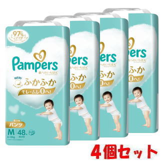【4個セット】P&G パンパース 肌へのいちばん パンツ M たっち (6~12kg) 48枚×4個 【4個セット】P&G パンパース 肌へのいちばん パンツ M たっち (6~12kg) 48枚×4個