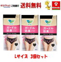 ゆうパケットで送料無料【店舗引き上げ品のため在庫限り】花王 ロリエ アクティブガード エレガントタイプ ブラック Lサイズ×3個 生理用ショーツ レディース ガードル ショーツ サニタリーショーツ(4)