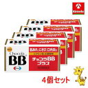 70周年創業祭III 送料無料 4個セット【第3類医薬品】エーザイ チョコラBBプラス 180錠入り×4個 肌荒れ にきび 口内炎 BB+