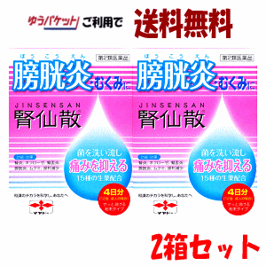 ゆうパケットで送料無料 摩耶堂製薬 腎仙散(ジンセンサン) 12包×2箱 膀胱炎 むくみ 麻耶堂