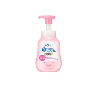 花王 メリット 泡で出てくるシャンプー キッズ からまりやすい髪用 ポンプ 300ml