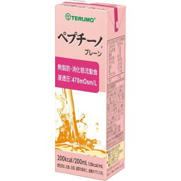 【本日楽天ポイント5倍相当】テルモ株式会社テルミールペプチーノ（アップル風味）200ml×24本入濃厚流動食（のむ・食べる）タイプ［ER-LAA02］（発送まで7～14日程です・ご注文後のキャンセルは出来ません）