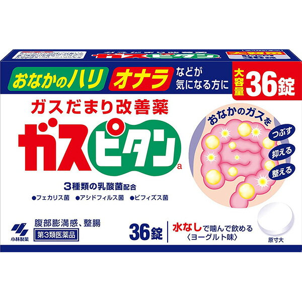 【第3類医薬品】【メール便で送料無料でお届け 代引き不可】【発J】小林製薬株式会社ガスピタン　大容量　36錠【RCP】【ML385】