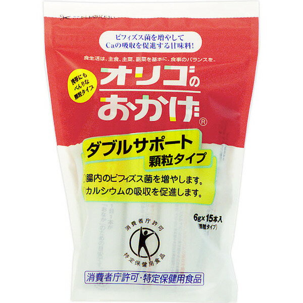 塩水港精糖オリゴのおかげダブルサポート　顆粒6g×15本入り×12個セット【RCP】