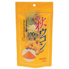 オリヒロ株式会社秋ウコン粉末100%　150g×12個セット【RCP】