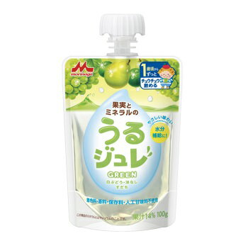 【メール便で送料無料でお届け 代引き不可】森永乳業株式会社うるジュレGREEN 100g【ML385】 1