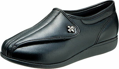 株式会社アサヒコーポレーション　 快歩主義 L011 ブラックスムース(KS21041-BA) 22.5cm［婦人・女性向け：3E］(この商品は注文後のキャンセルおよび変更・交換ができません)【RCP】