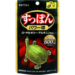 【本日楽天ポイント5倍相当!!】【送料無料】井藤漢方製薬株式会社すっぽんパワー球 15日分(60粒)＜3種類の活力素材でエネルギッシュな生活をサポート！＞【△】【CPT】