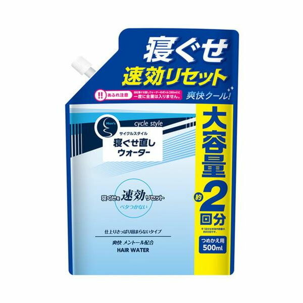 【BLACK FRIDAY 11/20 20:00〜3%OFFクーポン!】【送料無料】第一石鹸株式会社 CSメンズヘアウォーター詰替 500mL【RCP】【△】