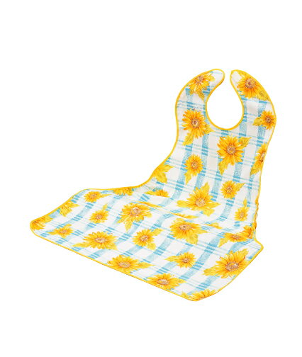 【BLACK FRIDAY 11/20 20:00〜3%OFFクーポン!】【R324】【送料無料】ピジョンすべらない食事エプロン(ひまわり柄)【ドラッグピュア楽...