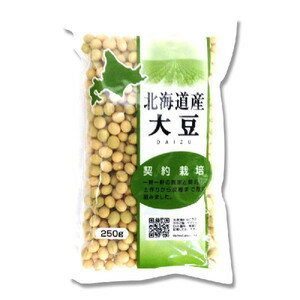 加藤産業 北海道産契約栽培大豆 250G×10個セット【北海道・沖縄は別途送料必要】