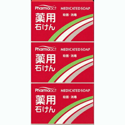 送料無料・熊野油脂株式会社　JFファーマアクト　薬用石けん100g×3個入×20個セット【医薬部外品】【関連商品：ミューズ薬用石鹸】(この商品は注文後のキャンセルができません)【RCP】【▲A】