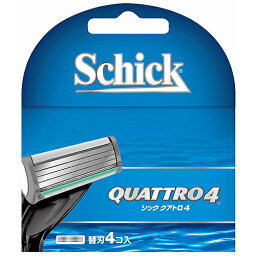 【本日楽天ポイント5倍相当】シック・ジャパン株式会社　Schick(シック) 　クアトロ4 替刃［QTRI-4］ 4コ入【北海道・沖縄は別途送料必要】【CPT】