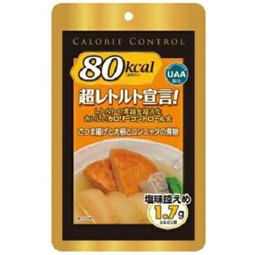 【本日楽天ポイント5倍相当】アルファフーズ株式会社　UAA食品　カロリーコントロール食　超レトルト宣言!　揚げと大根とこんにゃくの揚げ物 　185g×60袋セット【ドラッグピュア楽天市場店】