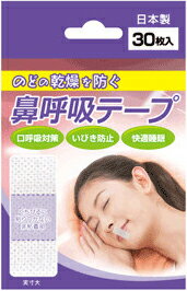 【送料無料・10個】【あす楽17時（日曜15時）まで】日進医療器株式会社　鼻呼吸テープ 30枚入×10箱セット北海道・沖縄は別途送料必要】【CPT】