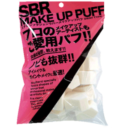 【本日楽天ポイント5倍相当】株式会社石原商店SBRメイクアップパフ　ベース型25P【北海道・沖縄は別途送料必要】【CPT】