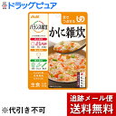 ■製品特徴 かにの旨味を利かせ、白菜・にんじん・青ねぎとかき卵で仕上げました。 ◆原材料に含まれるアレルギー物質 本品に含まれるアレルギー物質(27品目) 麦・卵・牛肉・さば・大豆 ■使用方法 高温・直射日光をさけて保存してください。 ■ご注意 ・調理時や喫食時のやけどにご注意ください。 ・お湯の取り扱いにご注意ください。 ・食事介助の必要な方は、飲み込むまで様子を見守ってください。 ・かむ力、飲み込む力には個人差がありますので、必要に応じて医師・栄養士等の専門家にご相談ください。 ・開封後はなるべく早くお召し上がりください。 ■原材料名・栄養成分等 ■名称：米飯類(雑炊) ■原材料 精白米(国産)、鶏卵、野菜(白菜、にんじん、青ねぎ)、難消化性デキストリン、白だし(小麦・さば・大豆を含む)、牛コラーゲンペプチド、べにずわいがに、魚肉練製品(乳成分を含む)、かにエキス、植物油脂、昆布エキス、米酢、食塩/調味料(アミノ酸等)、増粘剤(キサンタン)、酸化防止剤(V.E)、V.B1 ■栄養成分：1袋(100g)あたり エネルギー：75Kcal、たんぱく質：4.7g、脂質1.4、炭水化物：14.7g、糖質：9.7g、食物繊維：5.0g、食塩相当量：0.8g、ビタミンB1：0.5mg 【お問い合わせ先】 こちらの商品につきましての質問や相談につきましては、当店（ドラッグピュア）または下記へお願いします。 アサヒグループ食品株式会社 お客様相談室 電話：0120-630557 受付時間10：00-17：00(土・日・祝日を除きます) 広告文責：株式会社ドラッグピュア 作成：201802SN 神戸市北区鈴蘭台北町1丁目1-11-103 TEL:0120-093-849 製造販売：アサヒグループ食品株式会社 区分：食品・日本製 ■ 関連商品 アサヒグループ食品　お取扱い商品 バランス献立　関連商品