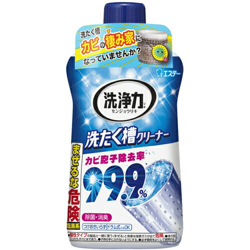 【2％OFFクーポン配布中 対象商品限定】【メール便で送料無料でお届け 代引き不可】エステー株式会社 洗浄力 洗たく槽クリーナー 550g【ML385】