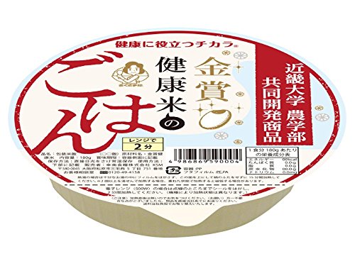 幸南食糧株式会社近畿大学共同研究開発 金賞健康米 無菌 パックごはん (180g×3P)×12個セット