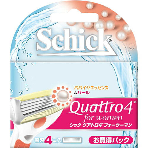 【本日楽天ポイント5倍相当】【送料無料】シック・ジャパン株式会社シック クアトロ4 フォーウーマン 替刃 4コ入【ドラッグピュア楽天市場店】【△】【CPT】