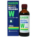 内容量：120ml (約3日分) ■商品説明 「新カイゲンせき止め液W 120ml」は、せき・たんに効くせき止め液です。かぜなどでせきが出る時、多くの場合たんを伴いますが、これを排出させるために体力を消費し、また睡眠もさまたげられます。本品はせきをしずめる成分に加え、たんを伴うせきによく効く生薬去痰成分のキキョウエキス、バクモンドウ流エキス配合の服用しやすい液剤です。医薬品。 【使用上の注意】 ■してはいけないこと (守らないと現在の症状が悪化したり、副作用・事故が起こりやすくなります) 1.過量服用、長期連用しないでください 2.本剤を服用している間は、次のいずれの医薬品も服用しないでください 他の鎮咳去痰薬、かぜ薬、抗ヒスタミン剤を含有する内服薬(鼻炎用内服薬、乗物酔い薬、アレルギー用薬)、鎮静薬 3.服用後、乗物又は機械類の運転操作をしないでください(眠気があらわれることがあります) ■相談すること 1.次の人は服用前に医師又は薬剤師に相談してください (1)医師又は歯科医師の治療を受けている人。 (2)妊婦又は妊娠していると思われる人。 (3)授乳中の人。 (4)高齢者。 (5)本人又は家族がアレルギー体質の人。 (6)薬によりアレルギー症状を起こしたことがある人。 (7)次の症状のある人。 高熱、排尿困難 次の診断を受けた人。 (8)次の診断を受けた人。 心臓病、高血圧、糖尿病、甲状腺機能障害、緑内障 2.次の場合は、直ちに服用を中止し、この文書を持って医師又は薬剤師に相談してください (1)服用後、次の症状があらわれた場合 (関係部位：症状) 皮ふ：発疹・発赤、かゆみ 消化器：悪心、嘔吐、食欲不振 精神神経系：めまい その他：排尿困難 (2)5-6回服用しても症状がよくならない場合 3.次の症状があらわれることがありますので、このような症状の継続又は増強が見られた場合には、服用を中止し、医師又は薬剤師に相談してください。 便秘、口のかわき 【原産国】 日本 【効能・効果】 せき、たん 【用法・用量】 次の1回量を1日4回食後および就寝前に服用してください。 なお、場合によっては1日6回まで服用してもよいが、この場合には約4時間の間隔をおいてください。 (年齢：1回量) 15才以上：10ml 11才以上15才未満：6.6ml 8才以上11才未満：5ml 5才以上8才未満：3.3ml 1才以上5才未満：2ml (用法・用量に関連する注意) (1)定められた用法、用量を厳守してください。 (2)小児に服用させる場合には、保護者の指導監督のもとに服用させてください。 (3)1才未満には服用させないでください。 【成分・分量】 30ml中に次の成分を含んでいます (成分：含量：作用) リン酸ジヒドロコデイン30mg せき中枢に働いてせきをしずめる。 dl-塩酸メチルエフェドリン75mg 気管支をひろげ、せきをしずめる。 グアヤコールスルホン酸カリウム270mg 気道粘膜についているたんをうすめて出しやすくすると共にせきをしずめる。 マレイン酸クロルフェニラミン12mg かぜの初期にみられる鼻水、鼻づまり、くしゃみなどのアレルギー症状をやわらげます。 無水カフェイン60mg 各成分の働きをたすけ、ねむけを除きます。 キキョウエキス(キキョウとして960mg)240mg 共に生薬去痰成分で、これらに含まれる主成分のサポニンが、気管支を刺激して反射的に粘液の分泌を促し、粘とうなたんをうすめて流動をよくし、たんを出やすくする。 バクモンドウ流エキス(バクモンドウとして1250mg)1.25ml ●添加物としてクエン酸、クエン酸Na、白糖、高果糖液糖、パラベン、安息香酸Na、デヒドロ酢酸Na、カラメル、香料、エタノール、エチルバニリン、バニリンを含有します。 ■剤型：液剤 【保管および取扱い上の注意】 (1)直射日光の当らない湿気の少ない涼しい所に保管してください。 (2)小児の手の届かない所に保管してください。 (3)他の容器に入れ替えたりしないでください。(誤用の原因になったり品質が変わります。) (4)使用後は、汚染を防ぐため、ビンのフタをよくしめてください。 (5)本剤は、生薬エキスを配合していますので、わずかな濁りを生ずることもありますが、効果には変わりありませんので、よく振ってからご使用ください。 (6)外箱に表示の期限内にご使用ください。 株式会社カイゲン　お客様相談室TEL:06-6202-8911受付 時間9：00-17：00(土、日、祝日を除く)広告文責：株式会社ドラッグピュア作成：201805ok神戸市北区鈴蘭台北町1丁目1-11-103TEL:0120-093-849製造販売者：堺化学工業株式会社発売元：株式会社カイゲン区分：第(2)類医薬品・日本製登録販売者：松田誠司 ■ 関連商品 ■株式会社カイゲン　取り扱い商品■■風邪に　関連商品■