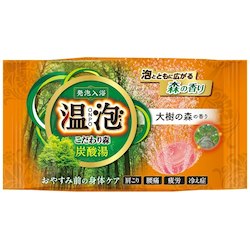 アース製薬株式会社温泡 こだわり森 炭酸湯 大樹の森 1錠【【医薬部外品】＜4種類の森の香りが楽しめる！高い発泡力！＞＜入浴剤＞【ドラッグピュア楽天市場店】