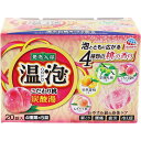 【本日楽天ポイント5倍相当】アース製薬株式会社温泡 こだわり桃炭酸湯 ( 45g*20錠 )【医薬部外品】＜4種類の桃の香りが楽しめる！高い発泡力！＞＜入浴剤＞【北海道・沖縄は別途送料必要】