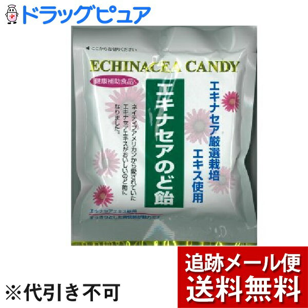 【本日楽天ポイント5倍相当】【2個セット】【メール便で送料無料 ※定形外発送の場合あり】生命の質QOL研究会エキナセアのど飴　60g＜健康な毎日を過ごしたい方へ＞【ドラッグピュア楽天市場店】