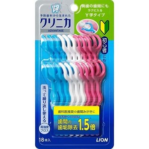 【本日楽天ポイント5倍相当】【メール便で送料無料でお届け 代引き不可】ライオン株式会社クリニカアドバンテージフロス Y字タイプ ( 18本入 )<歯科医推奨の歯間ケア 奥歯の歯間にもラクに入る!>【ドラッグピュア楽天市場店】【ML385】 【本日楽天ポイント5倍相当】【メール便で送料無料でお届け 代引き不可】ライオン株式会社クリニカアドバンテージフロス Y字タイプ ( 18本入 )<歯科医推奨の歯間ケア 奥歯の歯間にもラクに入る!>【ドラッグピュア楽天市場店】【ML385】
