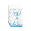 【本日楽天ポイント5倍相当】【送料無料】オオサキメディカル株式会社医療用不織布『クロスガーゼコットン 4号（25cm×25cm 4ツ折）200枚入』【一般医療機器】【RCP】【△】【▲3】（発送まで7～14日程です・ご注文後のキャンセルは出来ません）