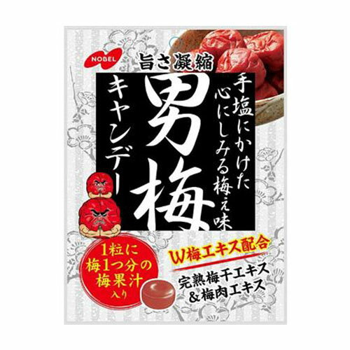 【本日楽天ポイント5倍相当】【定形外郵便で送料無料でお届け】ノーベル製菓株式会社男梅　袋タイプ(80g)×1個【ドラッグピュア楽天市場店】【TKP140】