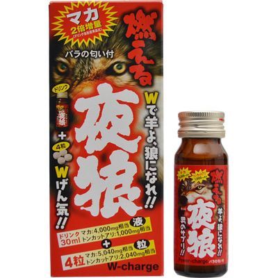 【本日楽天ポイント5倍相当】【送料無料】美意識株式会社燃える夜狼　ドリンク ( 30mL+4粒 )【 ...