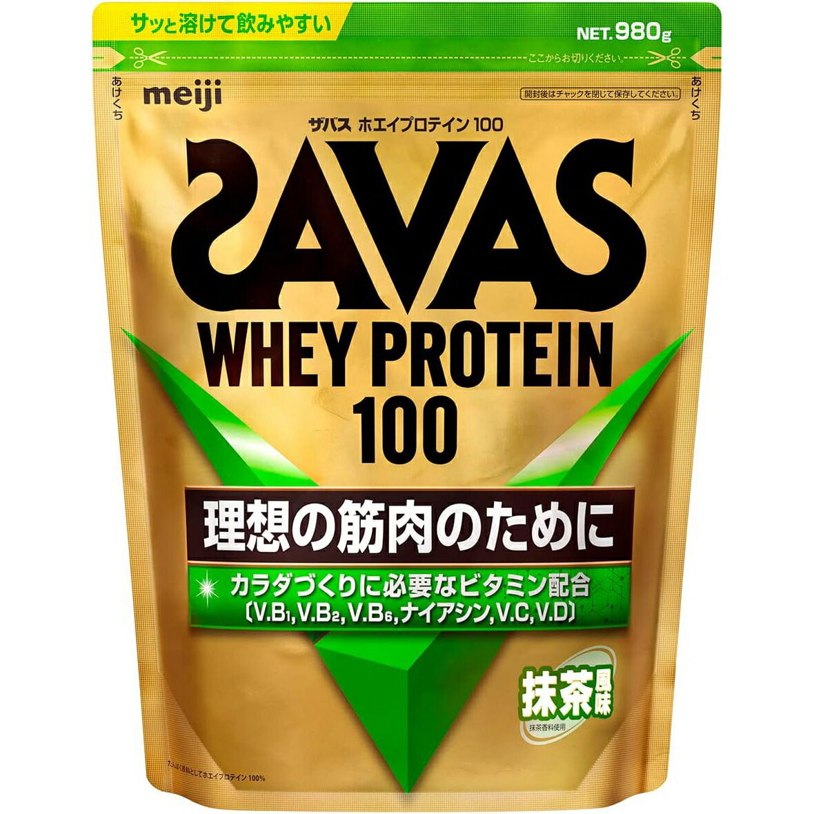 【3%OFFクーポン 7/19 20:00〜7/26 01:59迄】【送料無料】【お任せおまけ付き♪】株式会社明治 ザバス(SAVAS) ホエイプロテイン100 抹茶味 980g【ドラッグピュア楽天市場店】【北海道・沖縄は別途送料必要】【△】