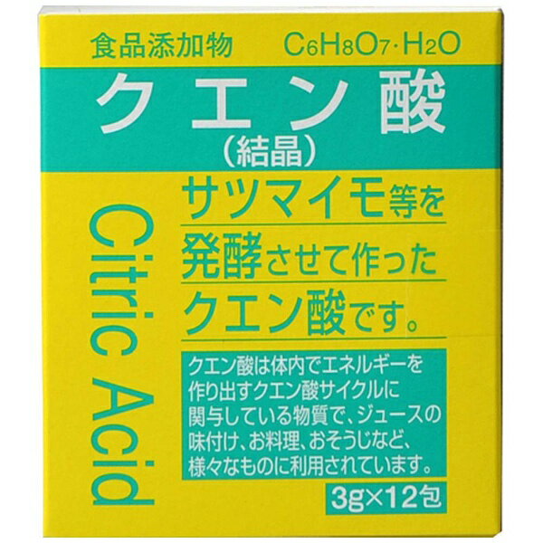 【商品説明】・クエン酸は胎内でエネルギーを作り出すクエン酸サイクルに関与している物質で、ジュースの味付けや、お料理、おそうじなど、様々な物に利用されております。【使用方法】1.紅茶やジュースなどに酸味を加える目的で直接振りかけて使う。2.ジュースを作る。●しそジュースの作り方材料：赤しそ葉400g・クエン酸25g.砂糖1kg.水2L水洗いした赤しそ葉をお湯に入れ、3分程度煮た後に、しその葉を全部取り出し、クエン酸、砂糖をいれ、室温になるまで放置し、布こしをしてできあがり。・冷やしてお好みの濃度に薄めて飲む。3.ポットや水筒の洗浄に使う。（クエン酸濃度：約1％）クエン酸約25gをポットに入れ、お湯を口切まで加えて一晩起きます。○お掃除などに使用する際、塩素系の製品に混ぜたり、併用すると塩素ガスが出て危険ですから一緒に使用しないでください。【保管・取り扱い上の注意】1.小児の手の届かない所に保管してください。2.万一目に入った場合には、すぐに水又はぬるま湯で洗うこと。・眼科医の診療を受けてくださ万一目に入った場合には、すぐに水又はぬるま湯で洗うこと。・眼科医の診療を受けてください。3.皮膚についた場合は、石鹸で十分に洗浄して洗い流してください。4.直射日光をさけ、湿気の少ない涼しいところに保管してください。5.誤用をさけ、品質を保持するために、他の容器に入れ替えないでください。（室温保存）6.極端に高温の場所又は低温の場所など、温度変化の激しいところで保管した場合、塊(固化）をしょうじることがあるので注意してください。7.賞味期間の過ぎた製品は使用しないでください。【保存方法】・室温保存・直射日光をさけ、湿気の少ない涼しい所に保存する。【お問い合わせ先】こちらの商品につきましての質問や相談につきましては、当店（ドラッグピュア）または下記へお願いします。発売元：大洋製薬株式会社東京都文京区本郷3-14-16大洋製薬お客様相談窓口フリーダイヤル：0120-184328受付時間：午前10時-午後5時(土・日曜、祝祭日は除く)製造販売元：小堺製薬株式会社 東京都墨田区両国4-34-5 広告文責：株式会社ドラッグピュアms神戸市北区鈴蘭台北町1丁目1-11-103TEL:0120-093-849製造販売者：大木製薬株式会社区分：食品添加物■ 関連商品大洋製薬株式会社の商お取り扱い商品■クエン酸を使ったシソジュースの作り方(←こちらをクリック)