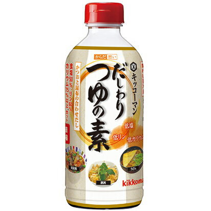 日清オイリオ株式会社 キッコーマン だしわりシリーズ からだ想い だしわりつゆの素 500ml 12本セット[14901515003483-1]＜低塩・低リン・低カリウム＞ 商品発送まで6-10日間程度かかります この商品は注文後のキャンセルができません 【YP】