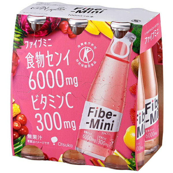 大塚製薬株式会社　ファイブミニ　100ml×6本パック×10個セット(計60本)【特定保健用食品(トクホ)】＜食物繊維6000mg・ビタミンC300mg＞【北海道・沖縄は別途送料必要】