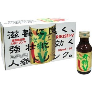 【送料無料】【第3類医薬品】【3％OFFクーポン 5/9 20:00～5/16 01:59迄】田村薬品工業株式会社力精V ( 100mL*10本入 ) ＜高麗人参ドリンクで毎日の元気を応援＞【ドラッグピュア楽天市場店】【△】 1