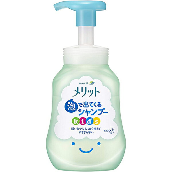 楽天ドラッグピュア楽天市場店【本日楽天ポイント5倍相当!!】【送料無料】花王株式会社 メリット　キッズ 泡で出てくるシャンプー ポンプ 300ml（この商品はご注文後のキャンセルができません）【ドラッグピュア楽天市場店】【RCP】【△】