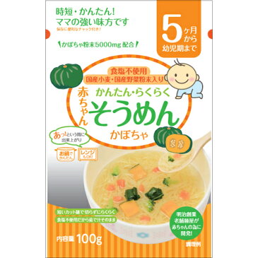 【本日楽天ポイント5倍相当】田靡製麺株式会社赤ちゃんそうめんかぼちゃ (5ヶ月から幼児期まで)（100g）＜明治創業の老舗麺屋が赤ちゃんの為に開発＞【ドラッグピュア楽天市場店】